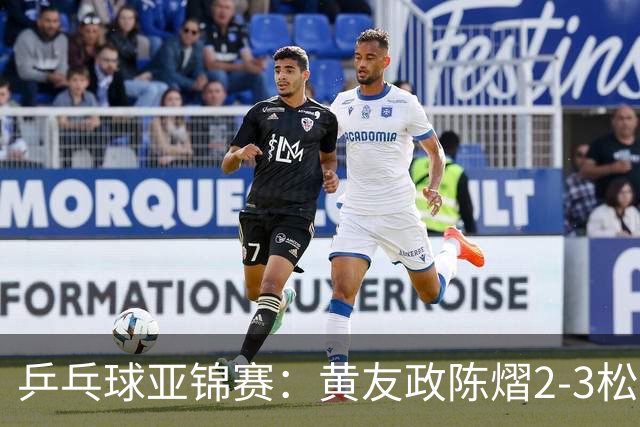 乒乓球亚锦赛：黄友政/陈熠2-3松岛辉空/张本美和 混双摘银